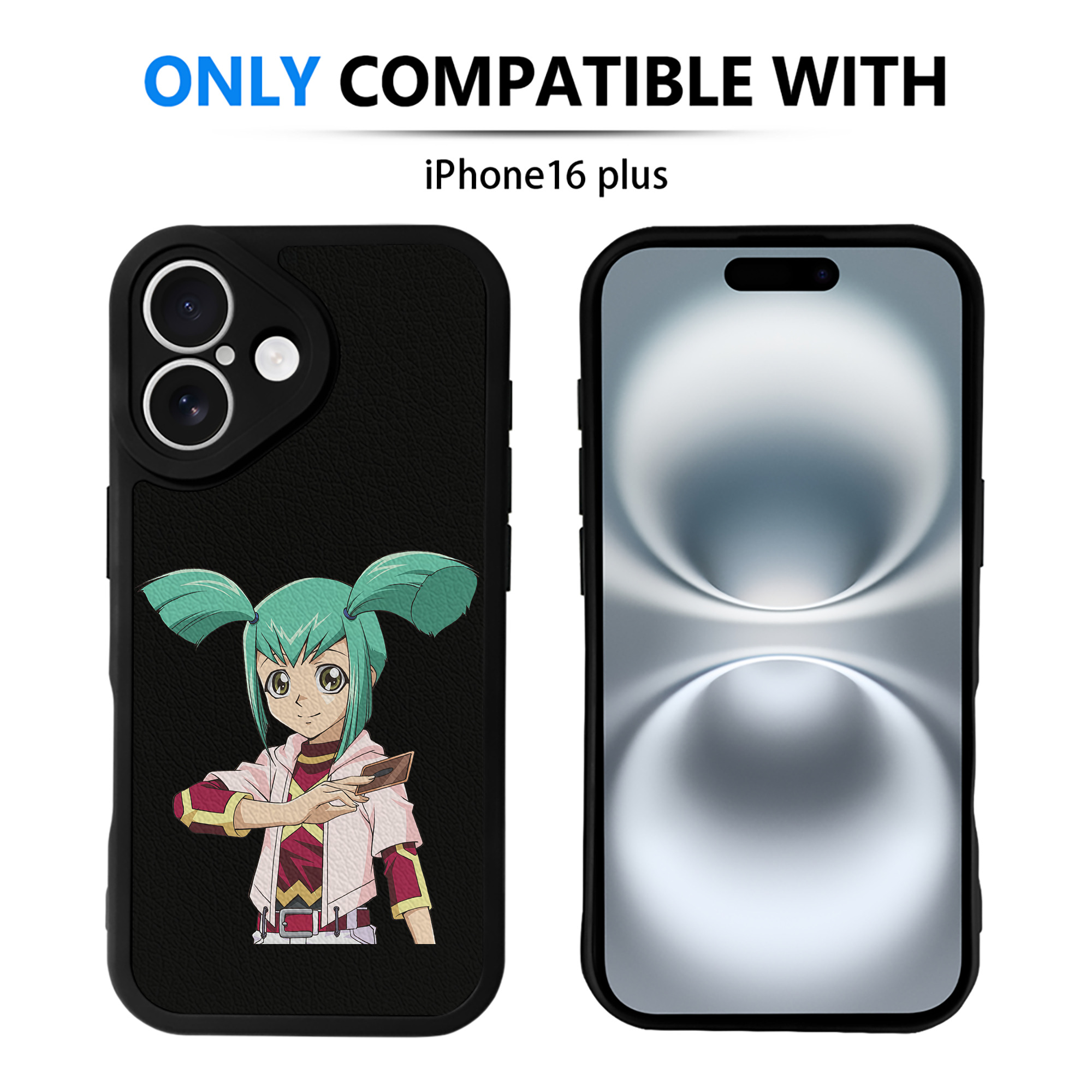 遊☆戯☆王 Yu-Gi-Oh! 【iPhone 16シリーズ対応】シリコンスマホケース（レザー調） 材質：シリコン